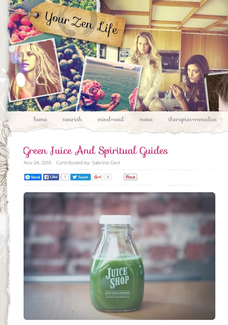 Green Juice & Spiritual Guides
